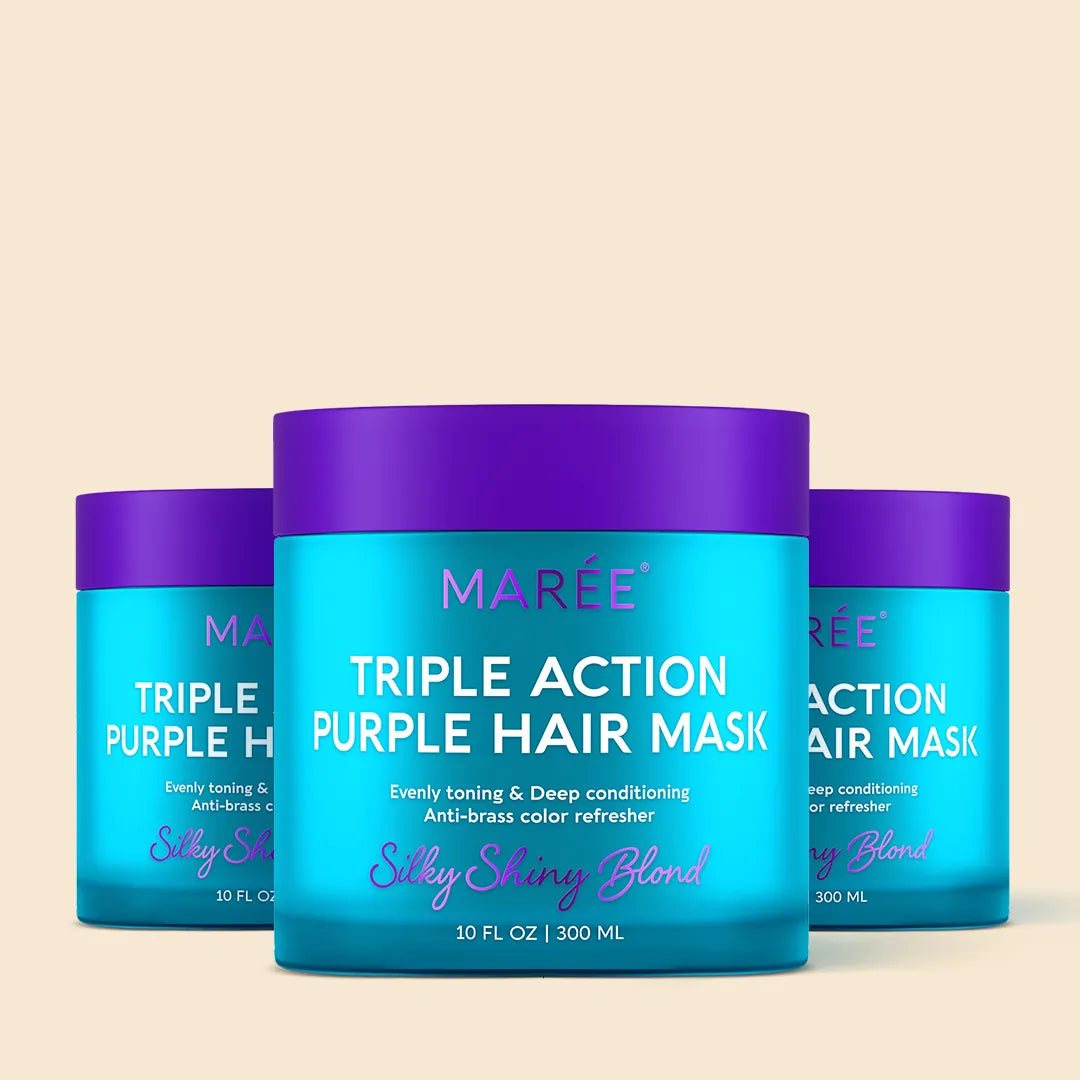 Purple Mask for Blonde Hair